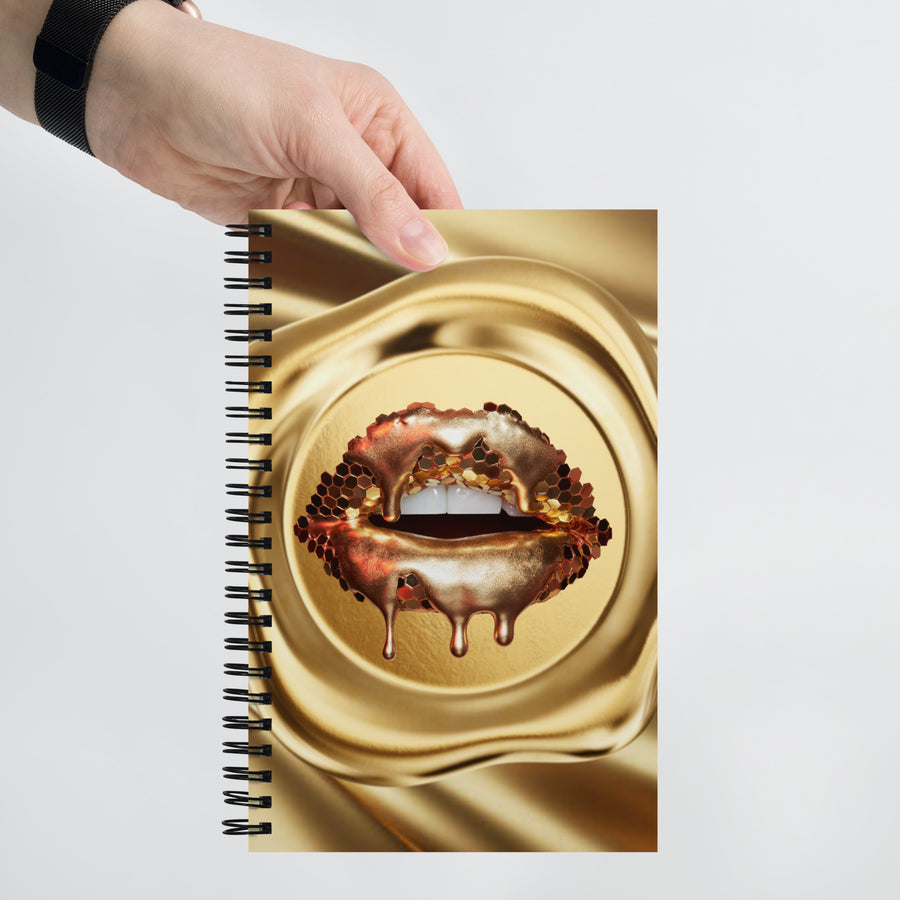Golden Honey Spiral Notebook