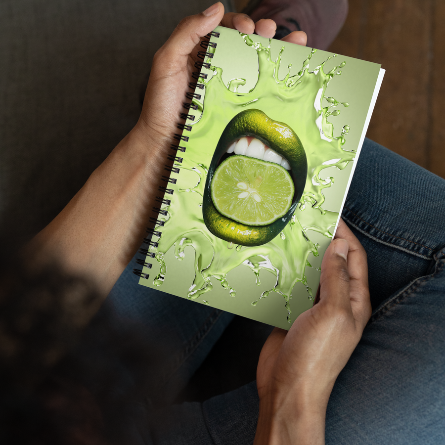 Lime Spiral Notebook