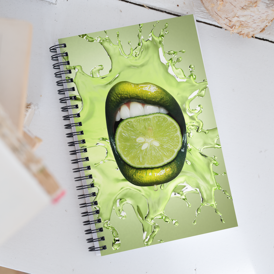 Lime Spiral Notebook