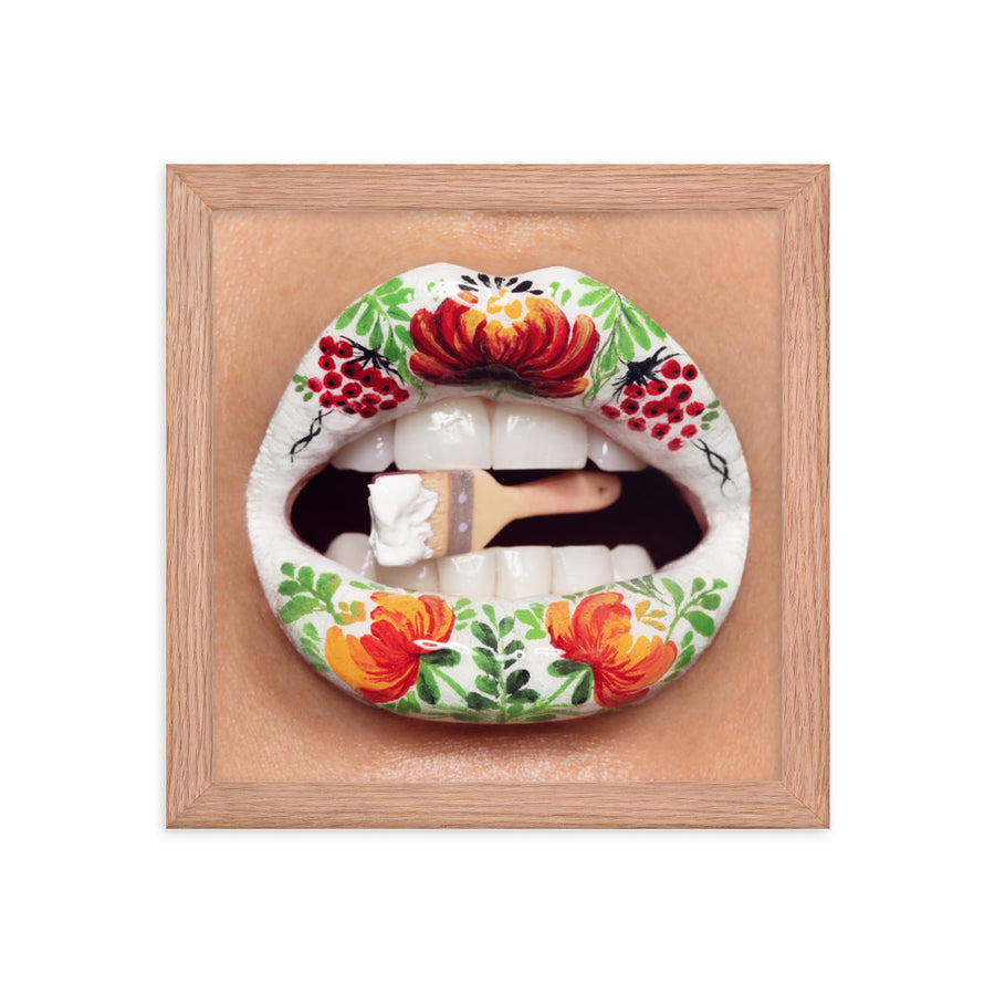 Petrykivka Framed Print