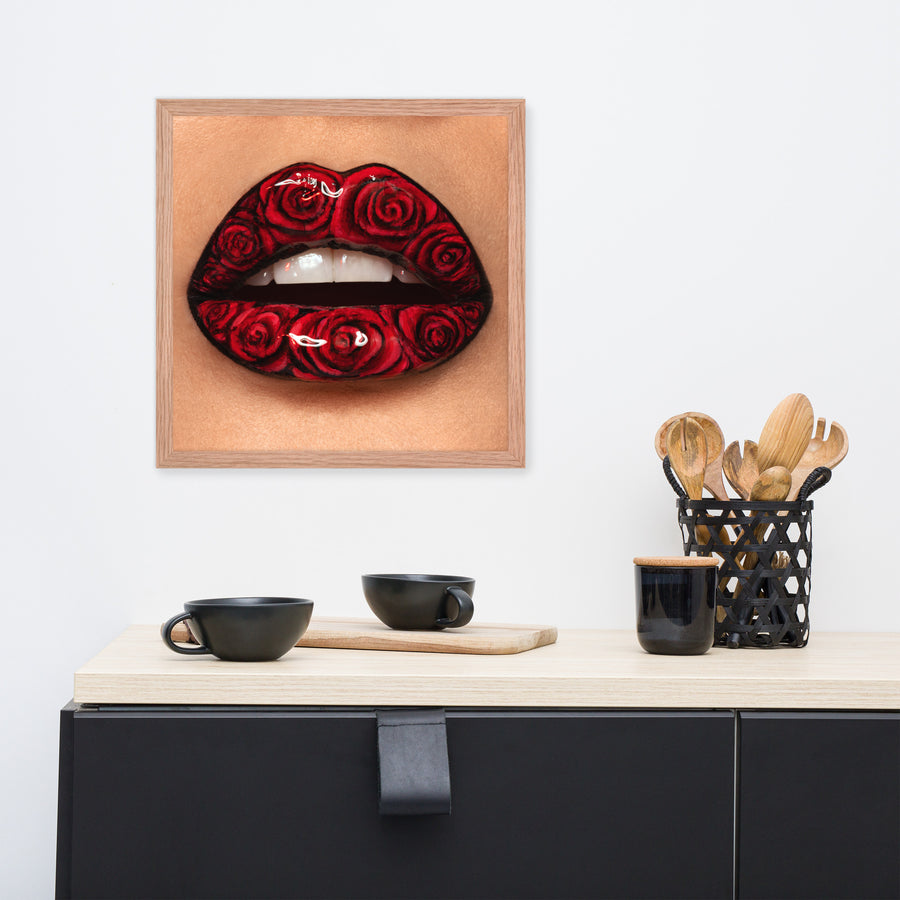 Crimson Framed Print