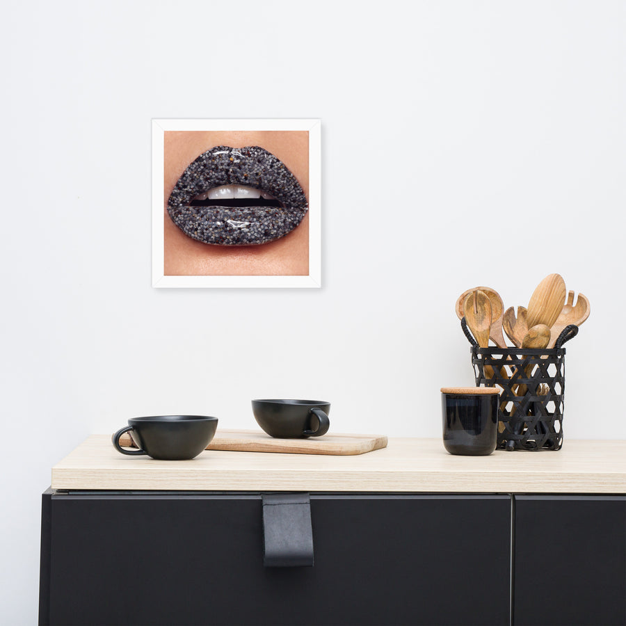 Poppy Seeds Framed Printed