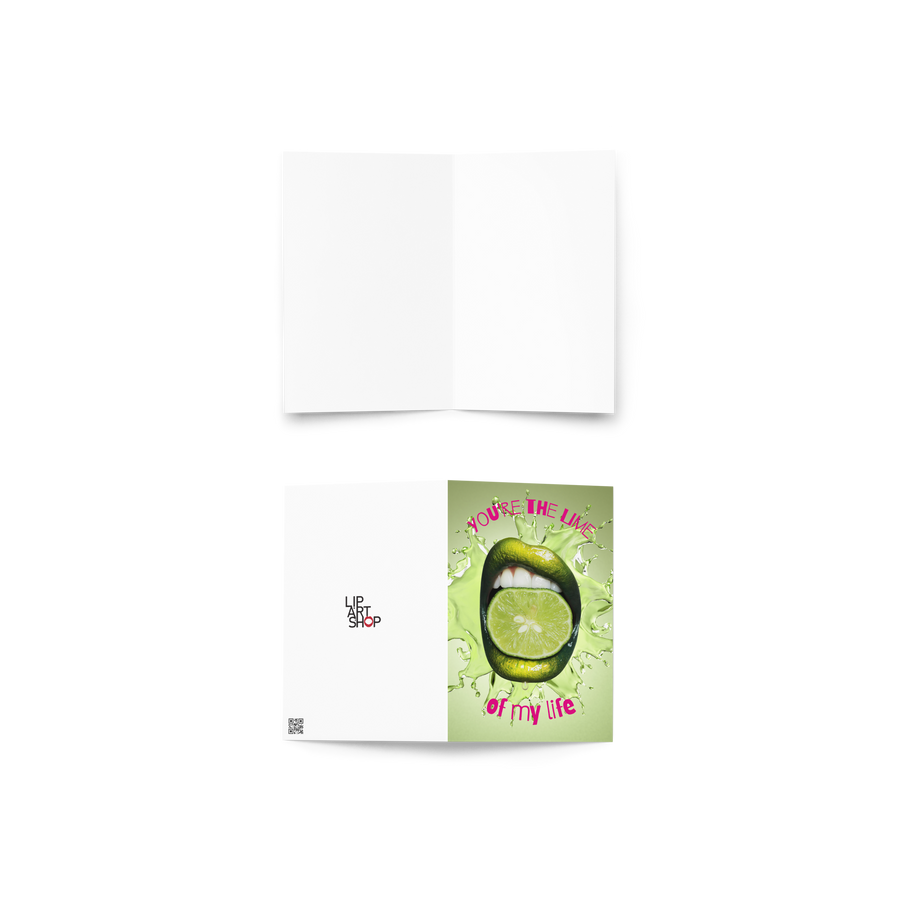 You're the Lime of my Life Greeting Card