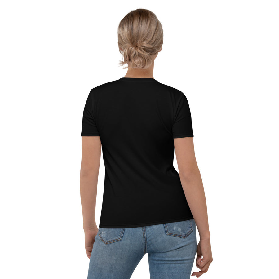 Beverly Hills Women's Crew Neck T-Shirt Black