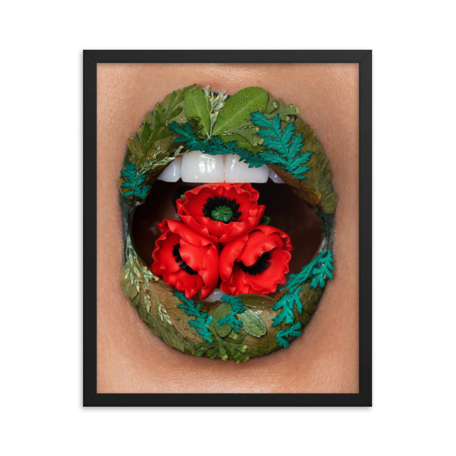Poppies Framed Original Print