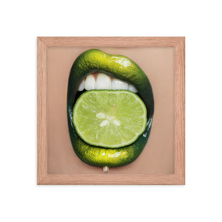 Lime Original Framed Print
