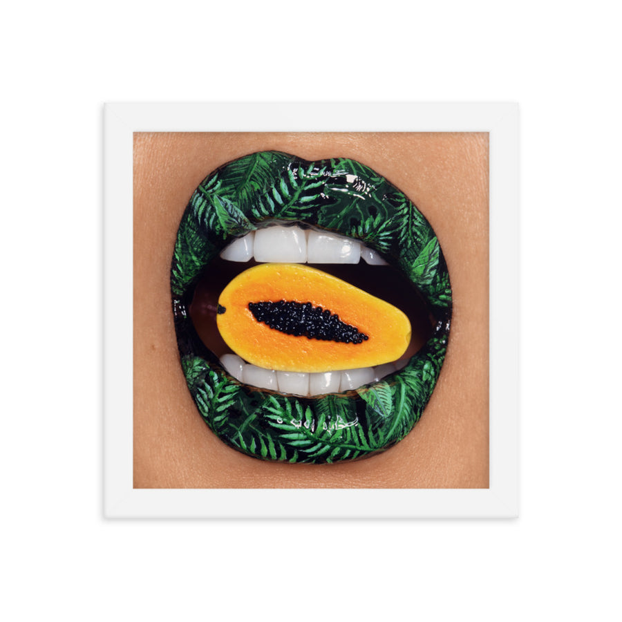 Papaya Framed Original Print