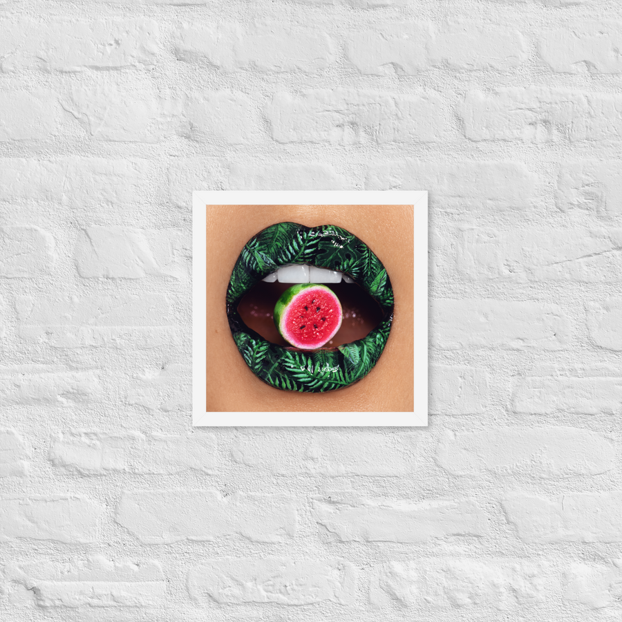 Watermelon Framed Original Print