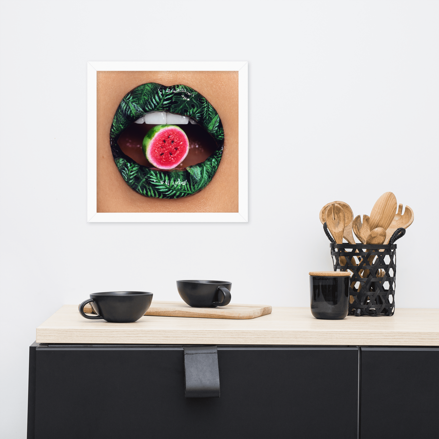 Watermelon Framed Original Print