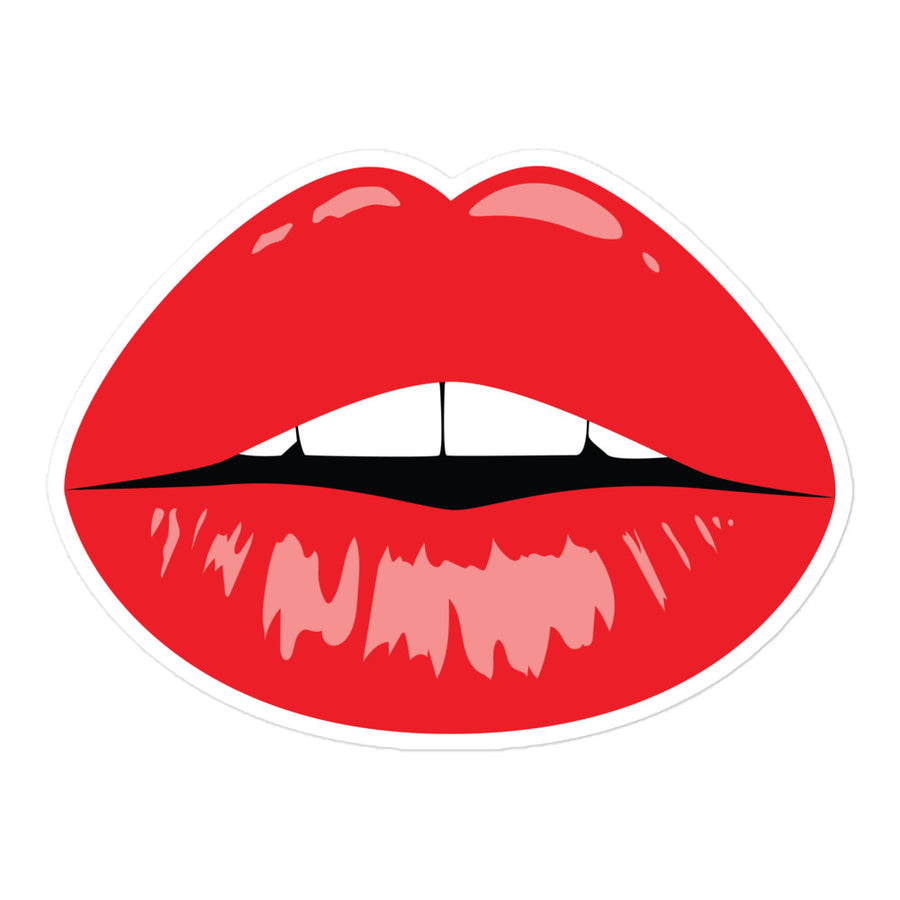 Glossy Lips Bubble-Free Sticker
