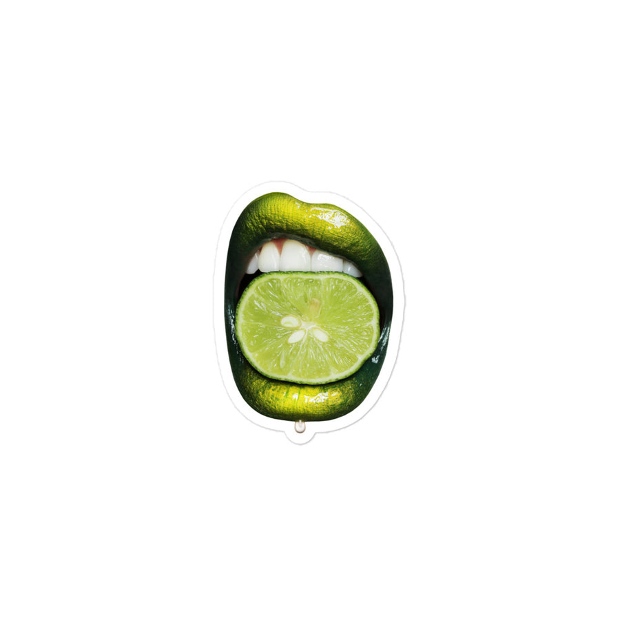 Lime Bubble-Free Sticker