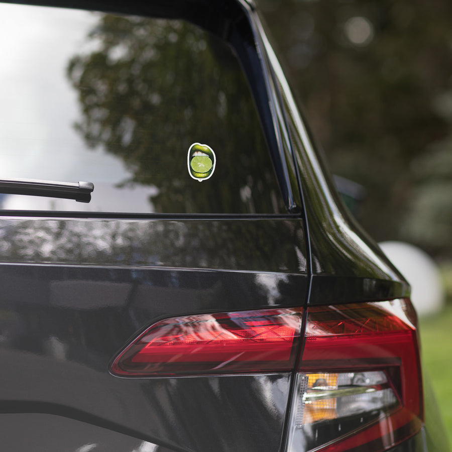 Lime Bubble-Free Sticker