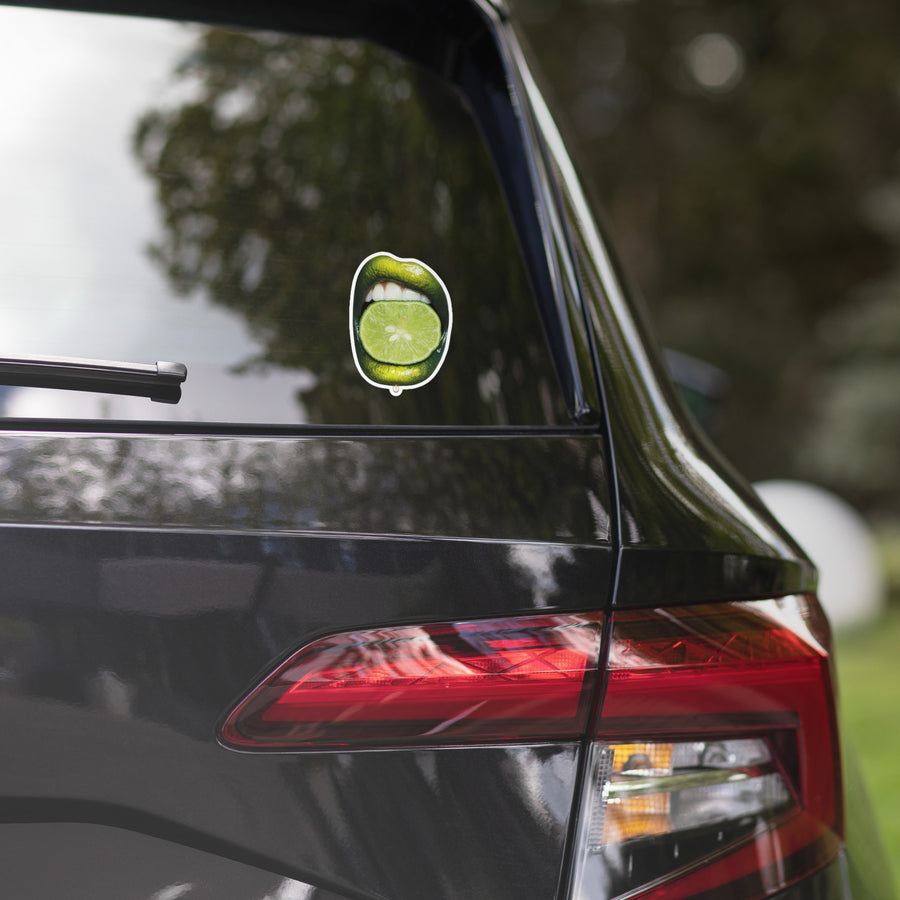 Lime Bubble-Free Sticker