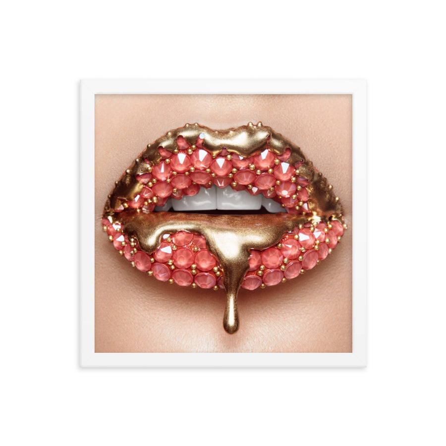 Melting Carat Framed Original Print