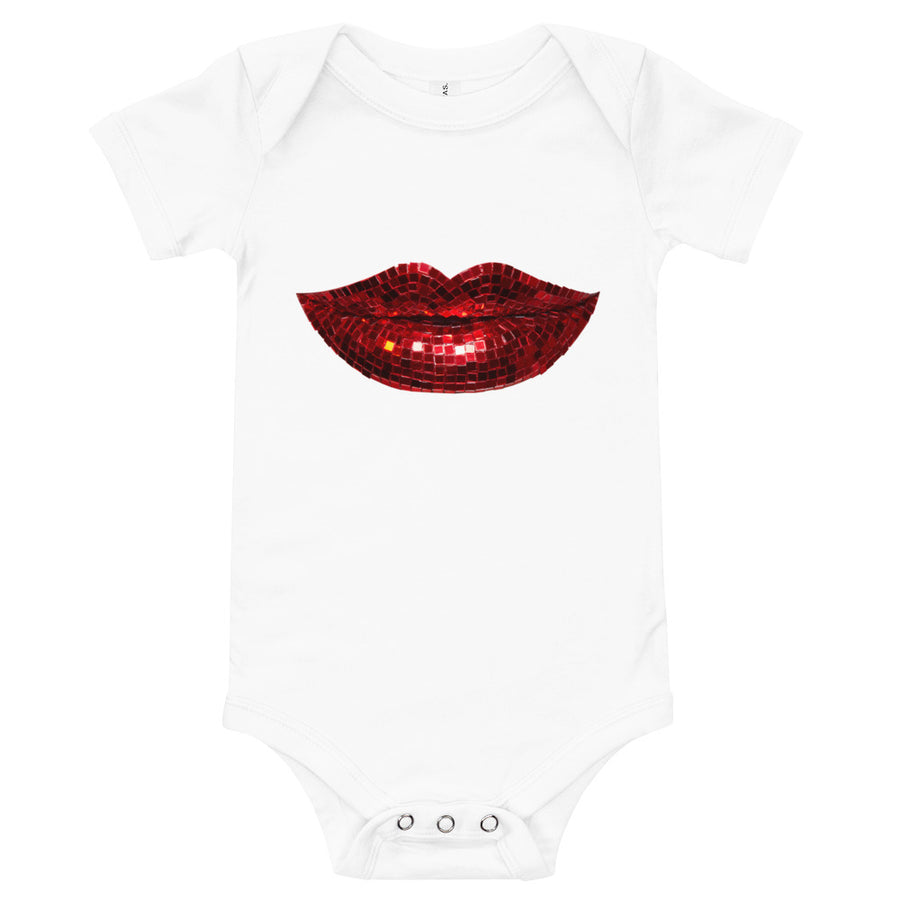 Disco Red Baby One Piece