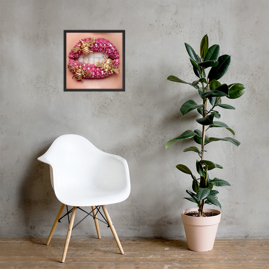 Bumble Bees Framed Original Print