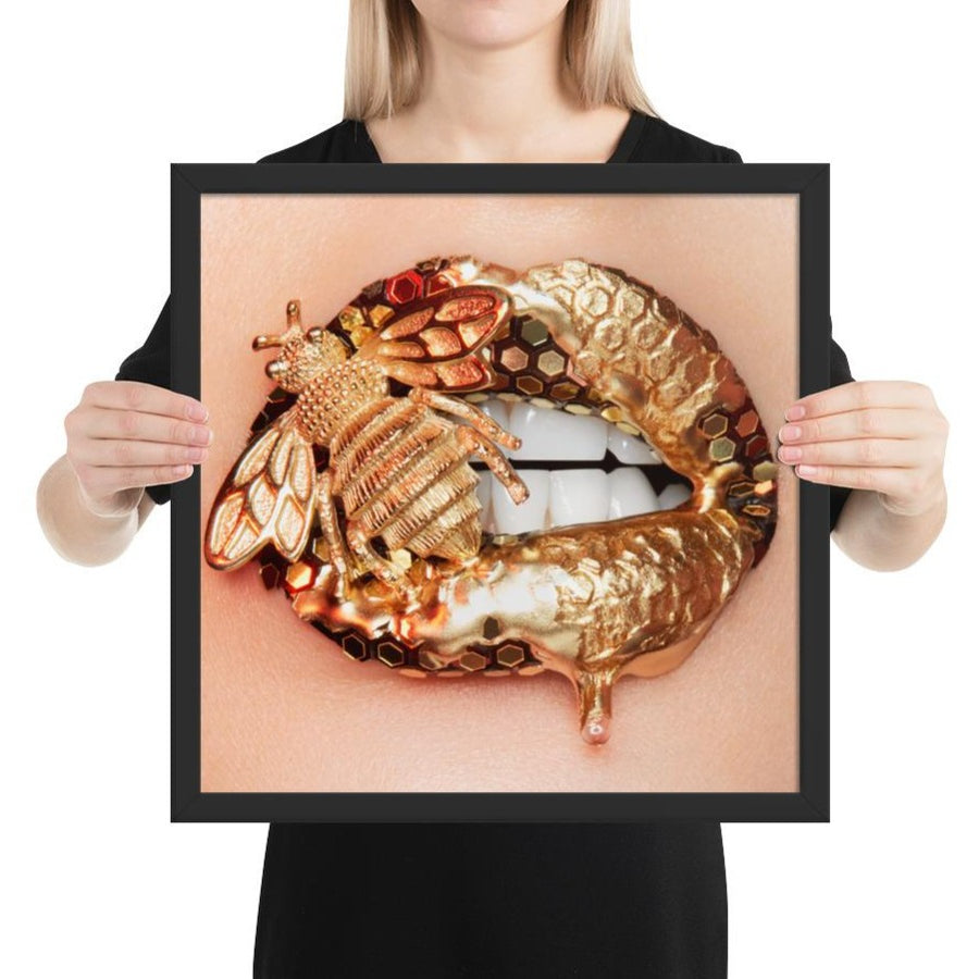 Honey Bee Framed Original Print