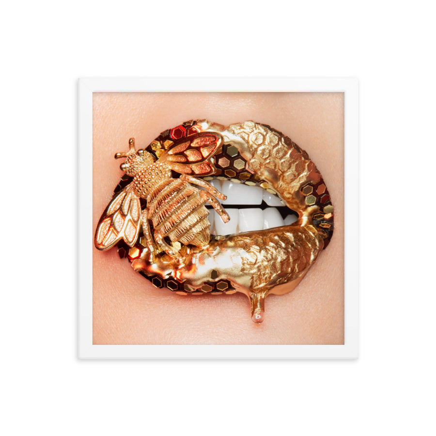 Honey Bee Framed Original Print