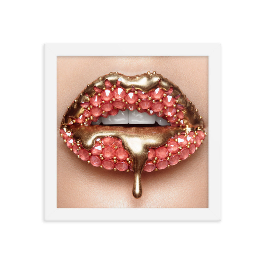 Melting Carat Framed Original Print