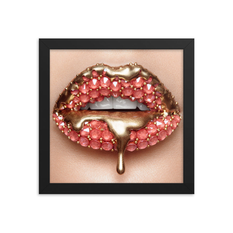 Melting Carat Framed Original Print