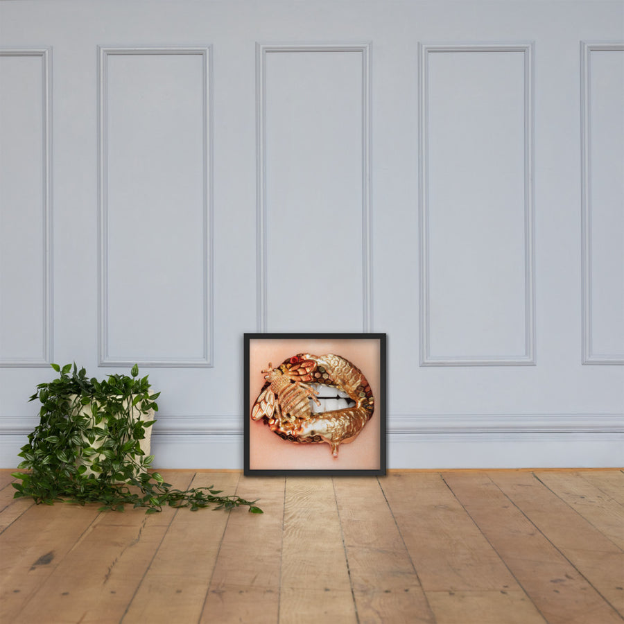 Honey Bee Framed Original Print