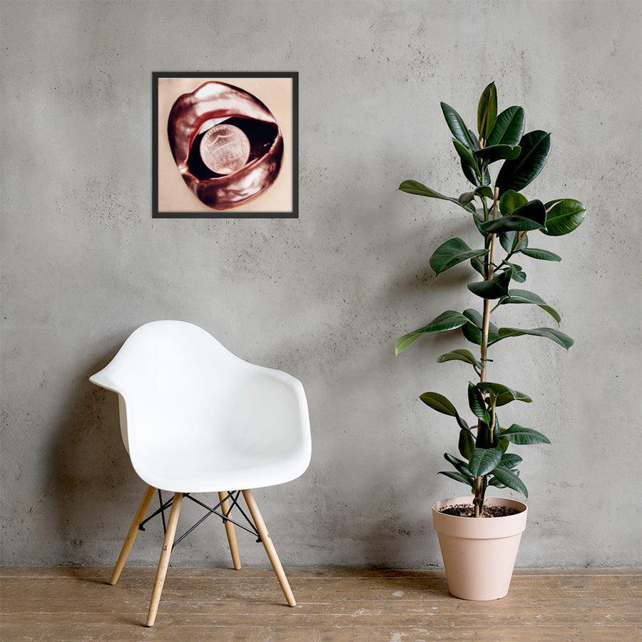 Penny Framed Original Print