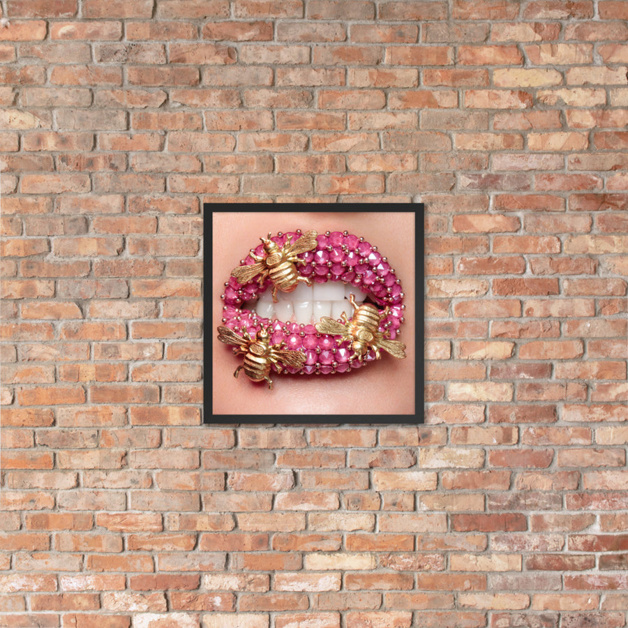 Bumble Bees Framed Original Print