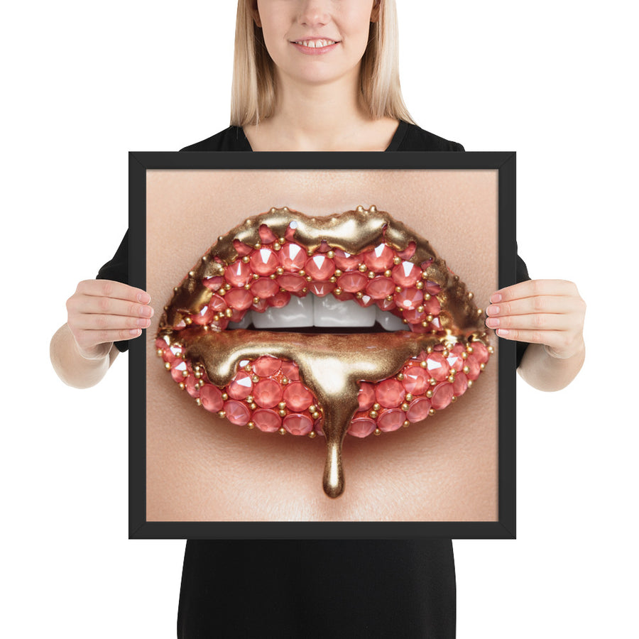 Melting Carat Framed Original Print