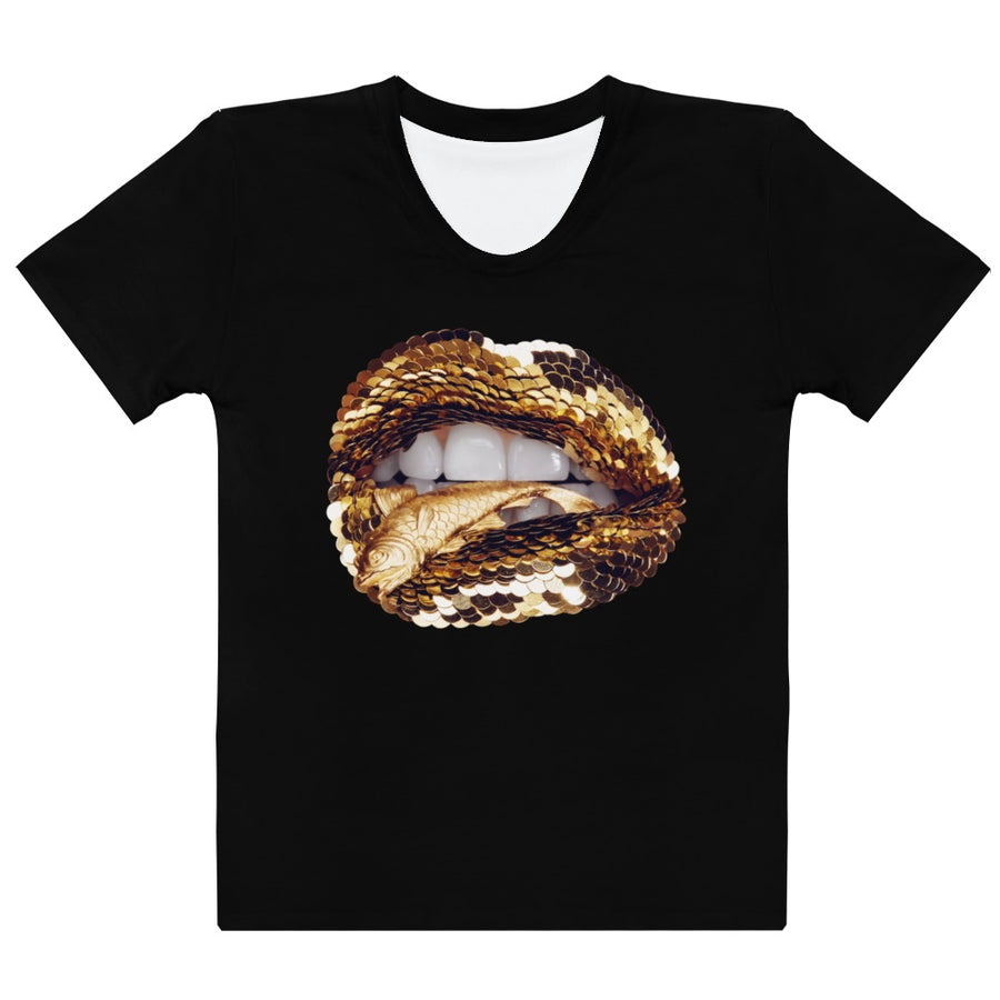 Catch Of The Day Women's Crew Neck T-Shirt Black