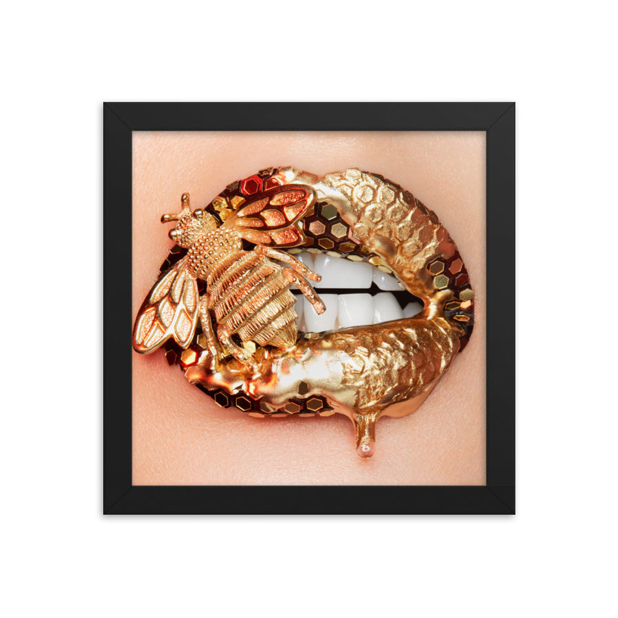 Honey Bee Framed Original Print