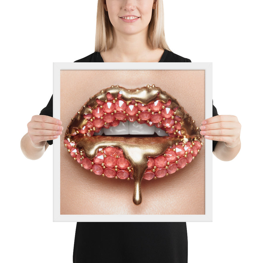 Melting Carat Framed Original Print