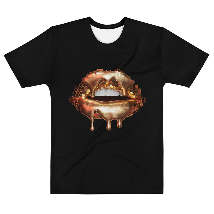 Golden Honey Men's Crew Neck T-shirt Black