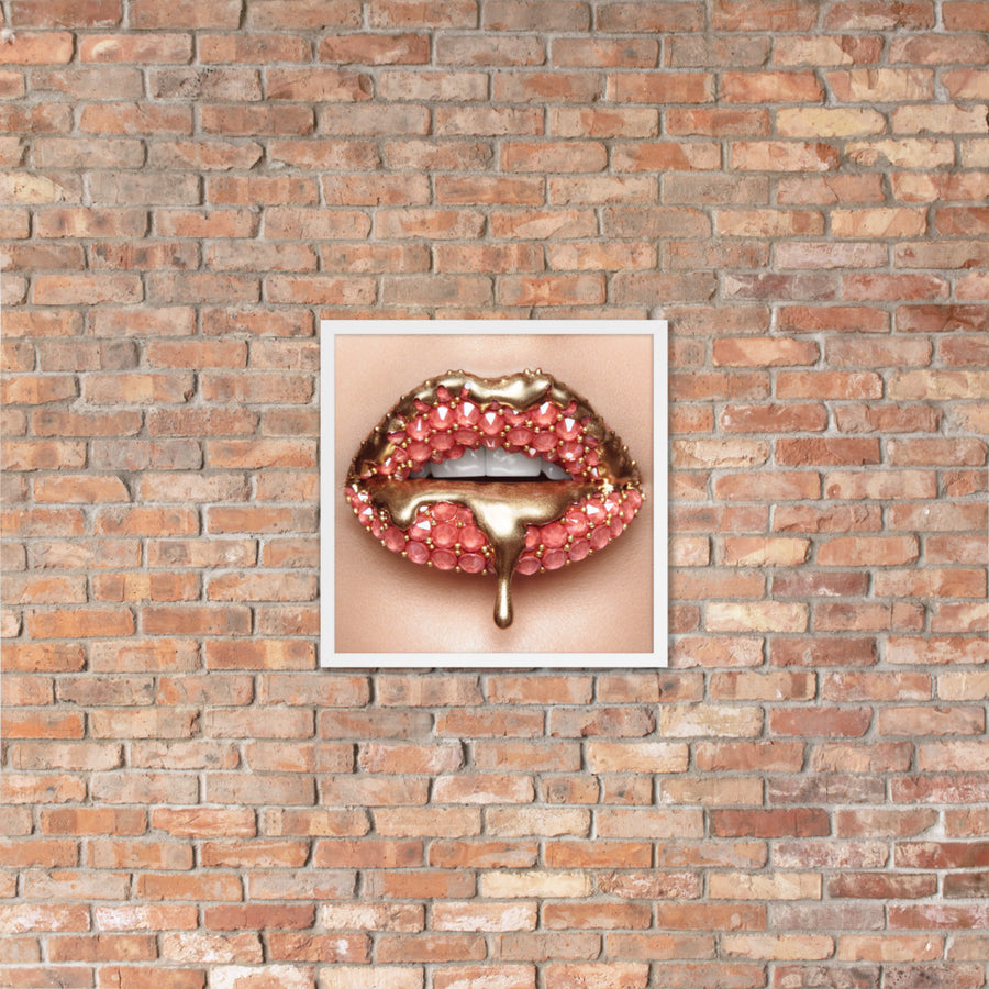 Melting Carat Framed Original Print