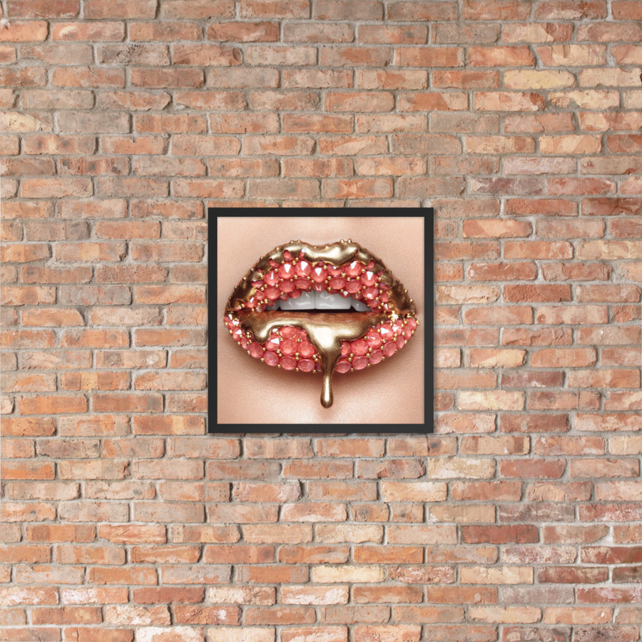 Melting Carat Framed Original Print