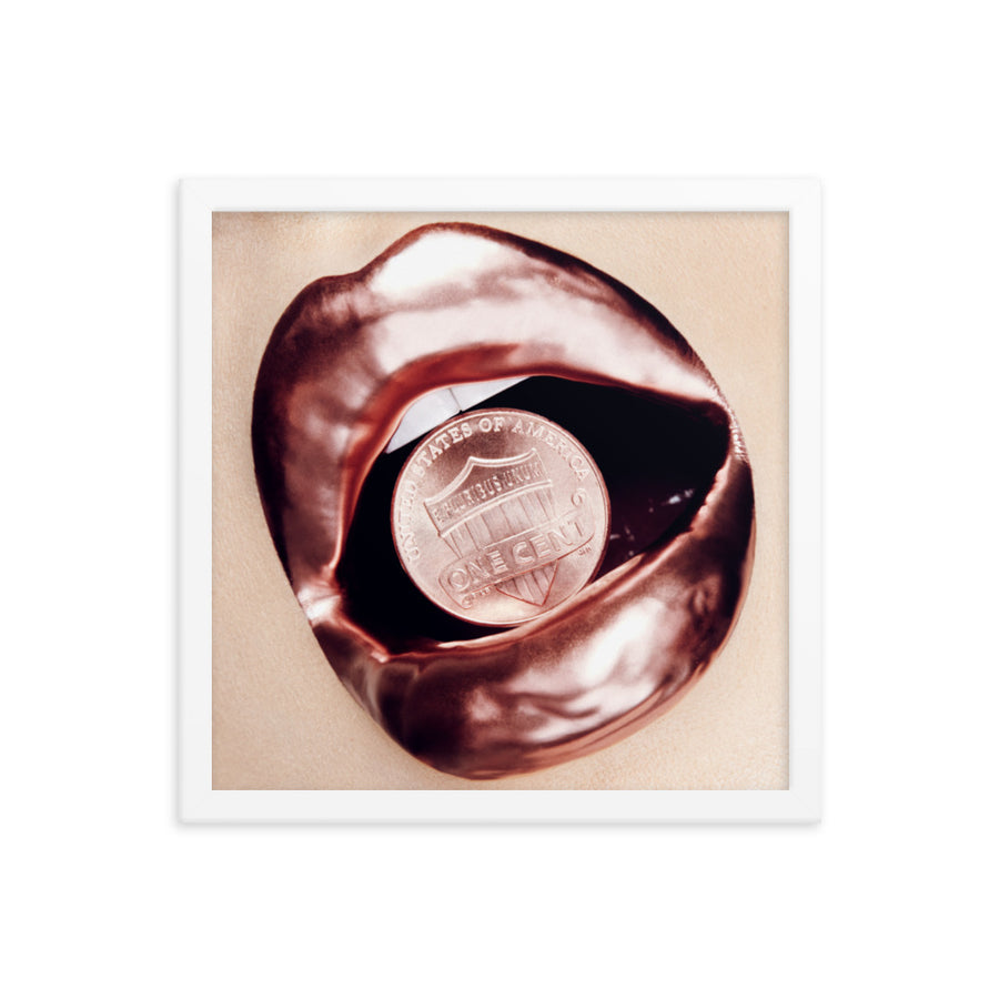 Penny Framed Original Print