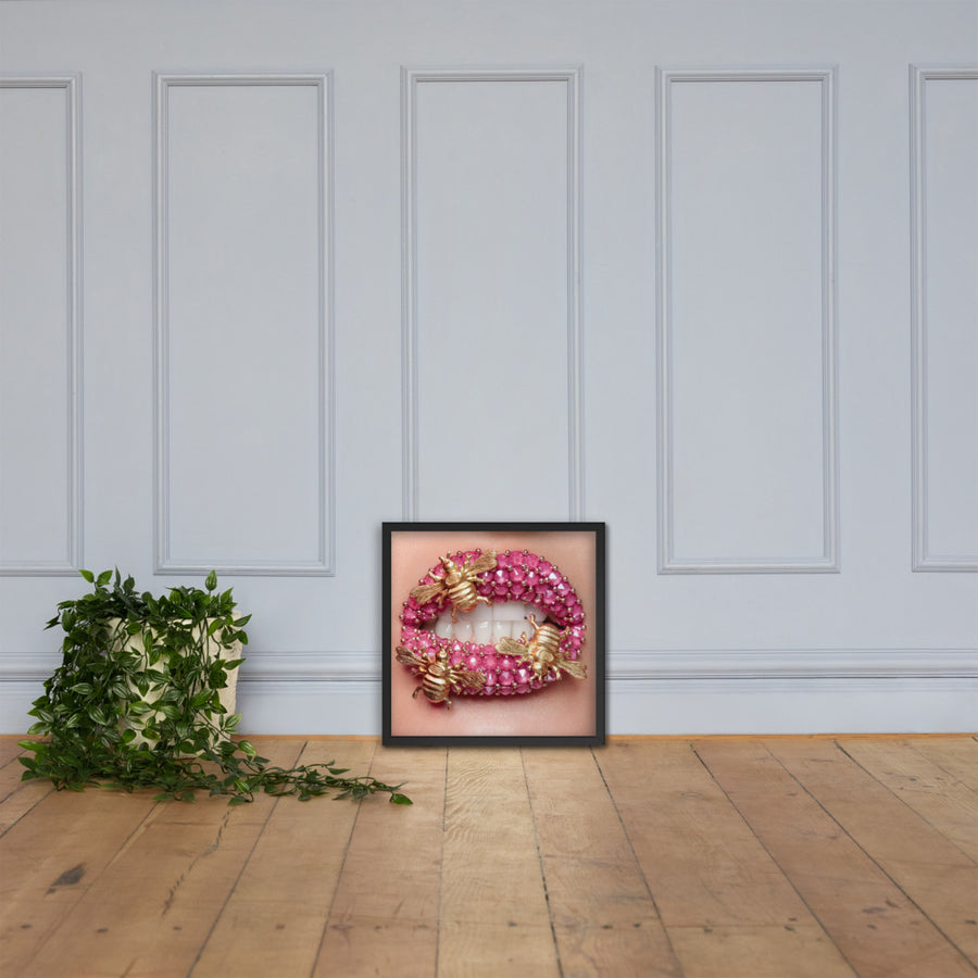 Bumble Bees Framed Original Print