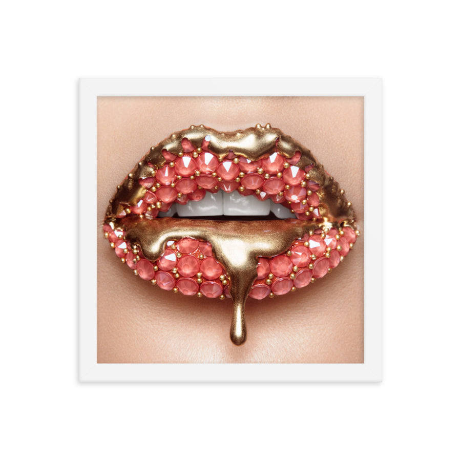Melting Carat Framed Original Print