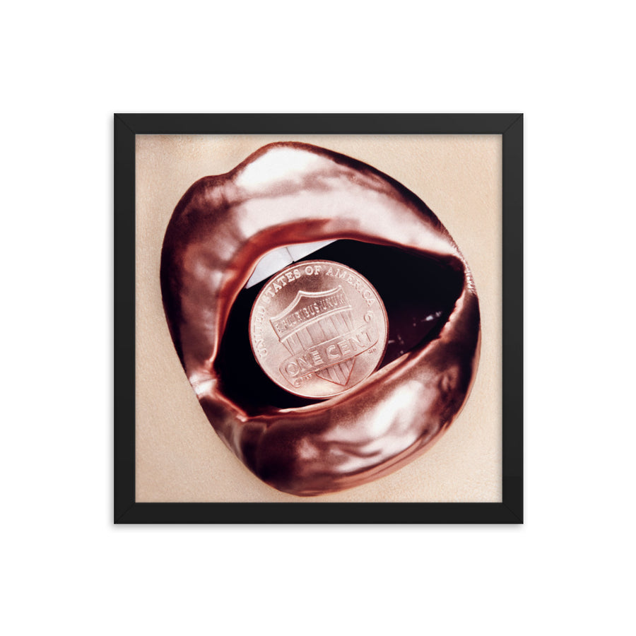 Penny Framed Original Print