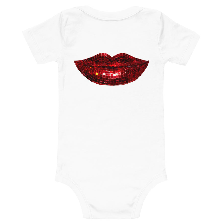 Disco Red Baby One Piece