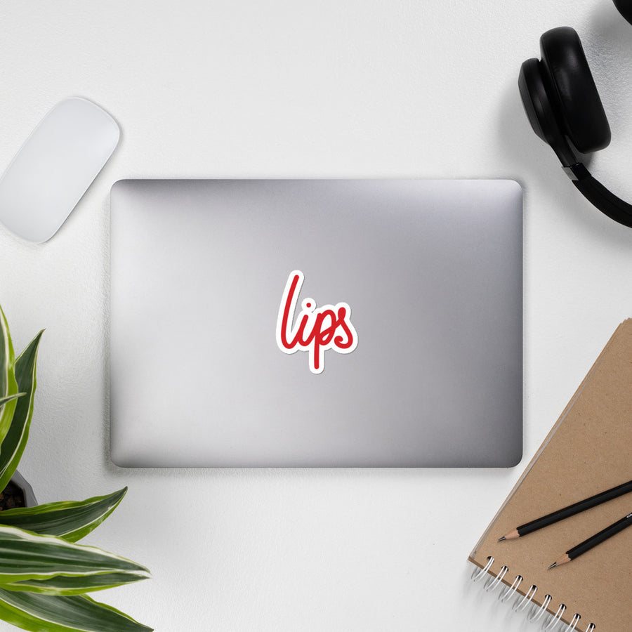 Lips Bubble-Free Sticker