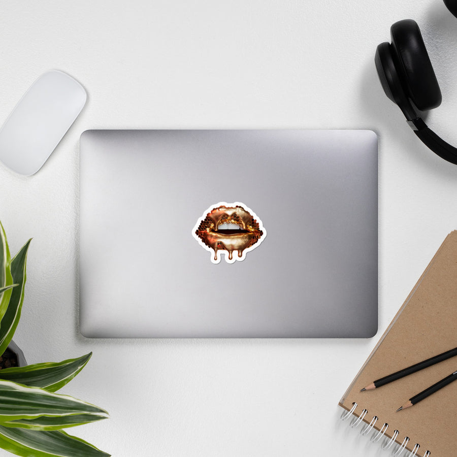 Golden Honey Bubble-Free Sticker