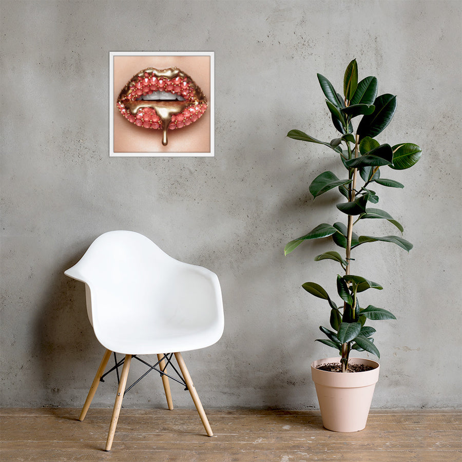 Melting Carat Framed Original Print