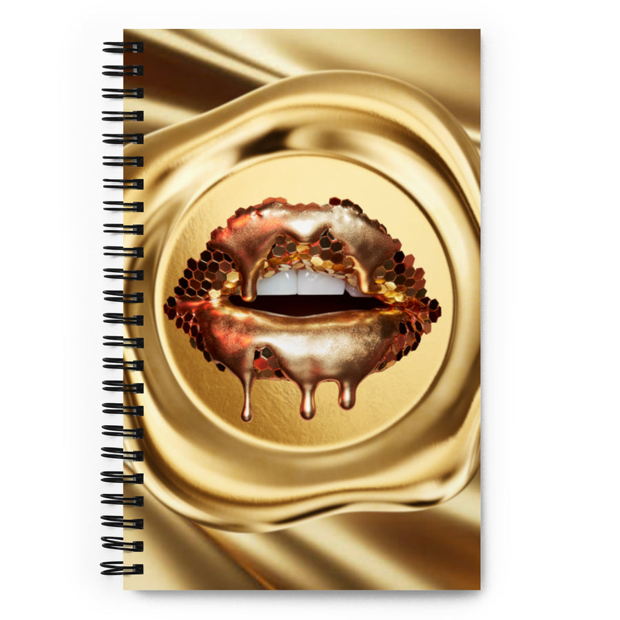 Golden Honey Spiral Notebook