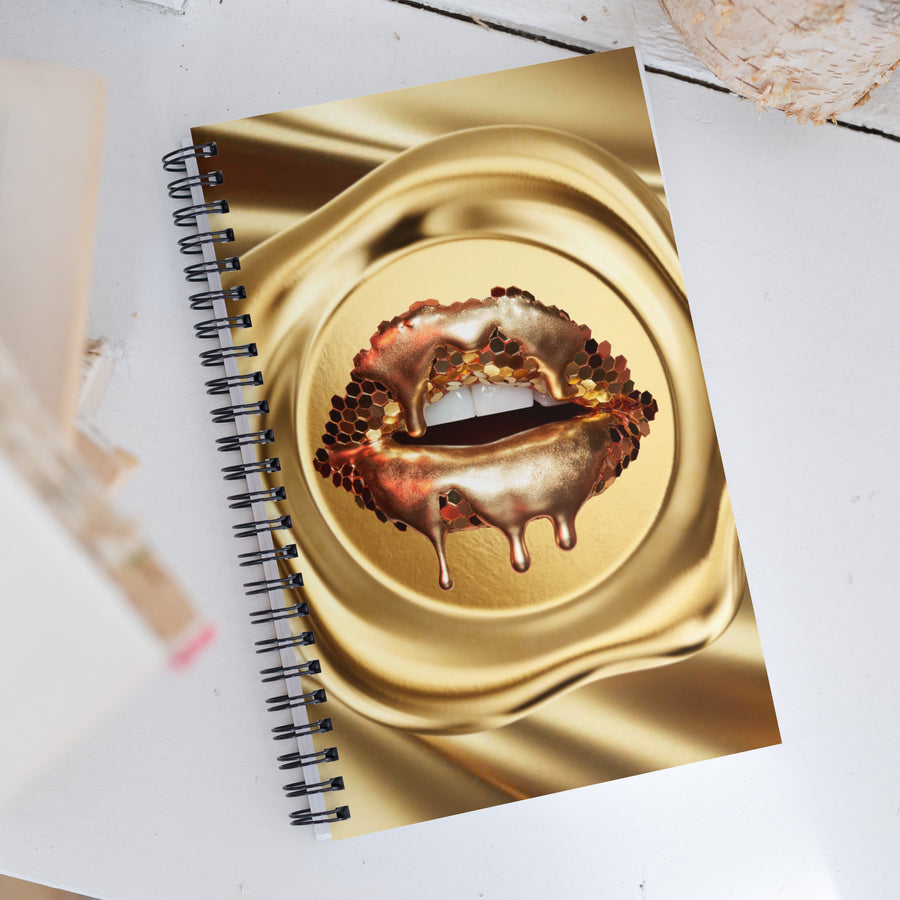 Golden Honey Spiral Notebook